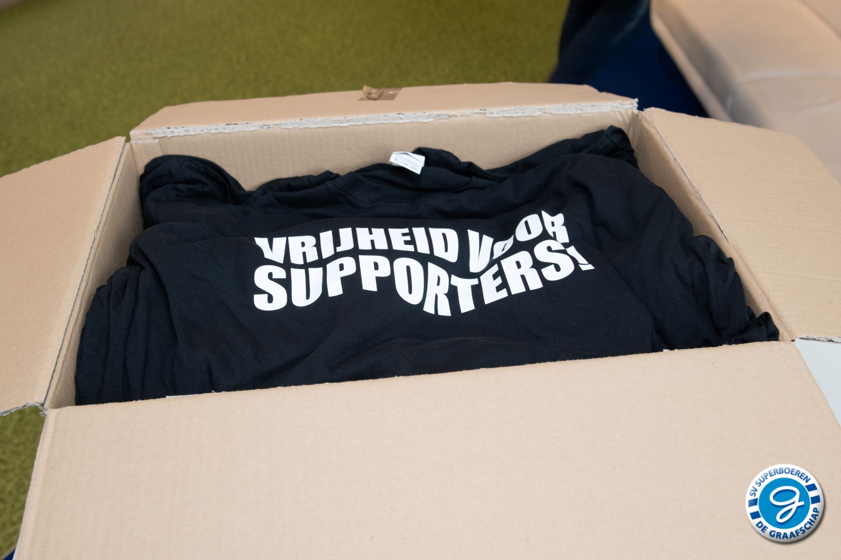 Shirt Vrijheid voor supporters
